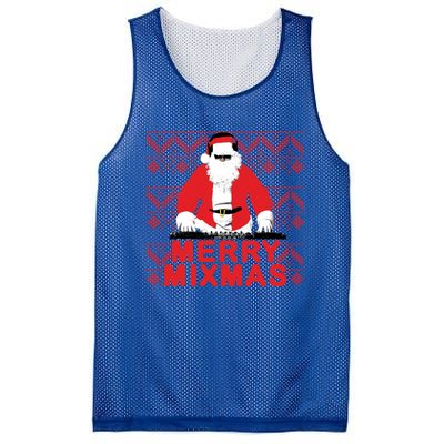 Merry Mixmas To The Dj Santa Father Christmas Funny Gift Mesh Reversible Basketball Jersey Tank