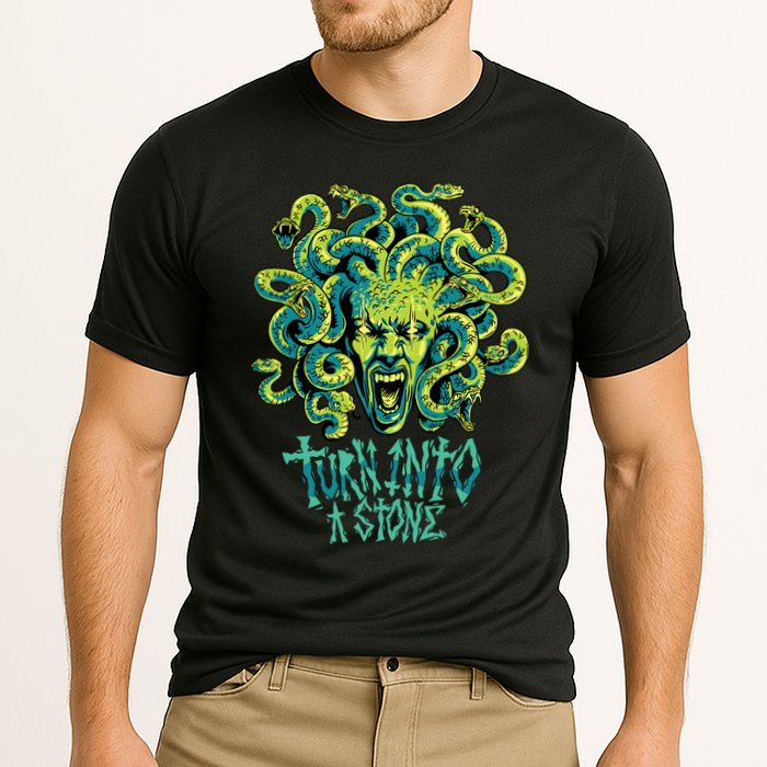 Medusa Monster Turn Into Stone Performance Shirt