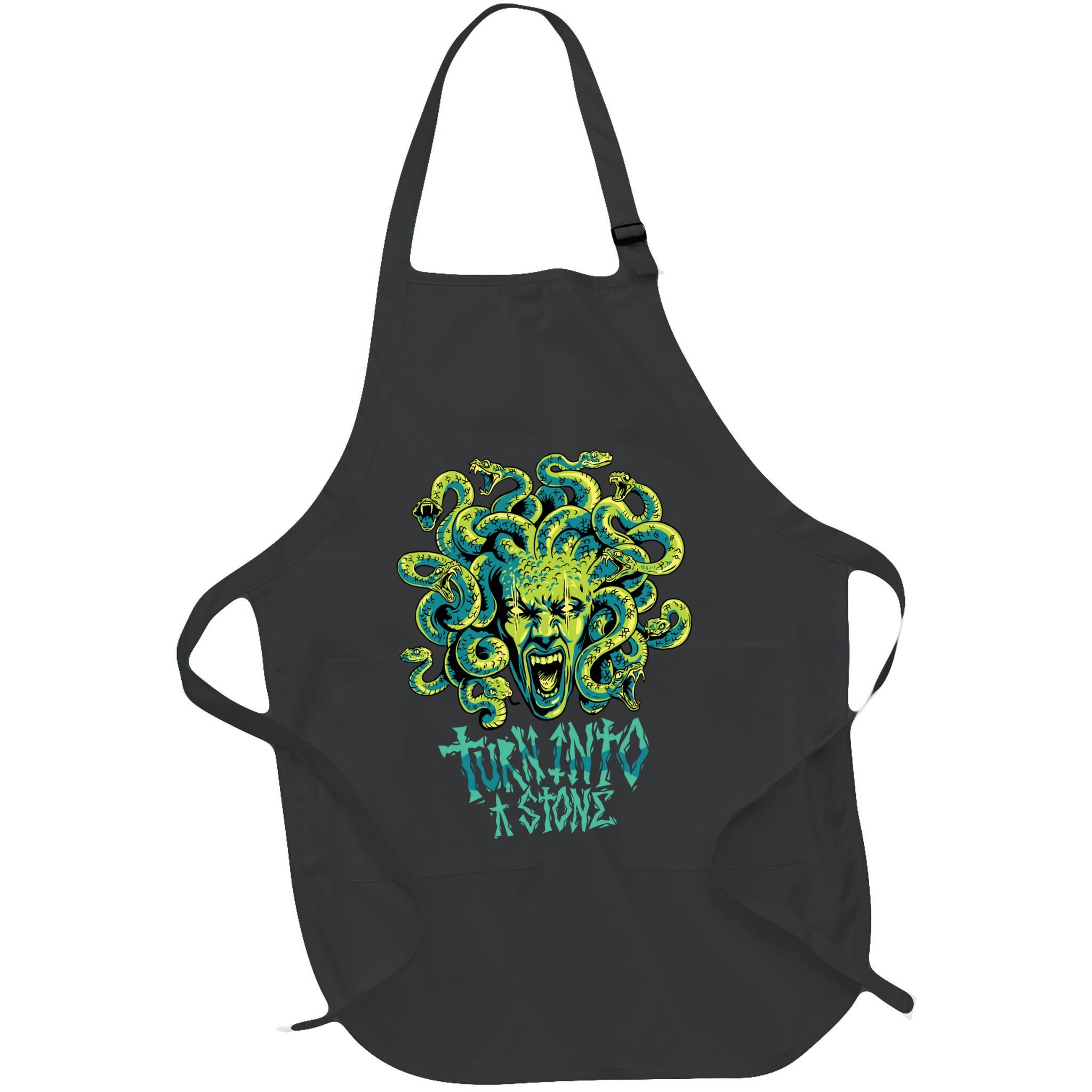 Medusa Monster Turn Into Stone Apron