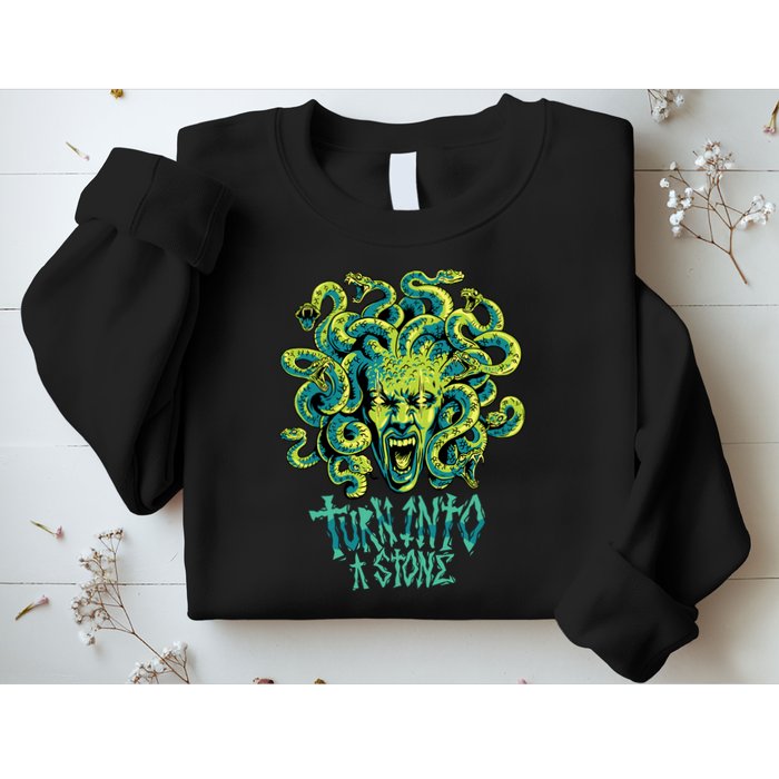Medusa Monster Turn Into Stone Sweatshirt