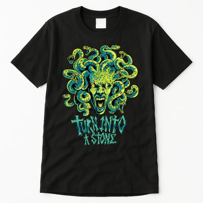 Medusa Monster Turn Into Stone Tall T-Shirt