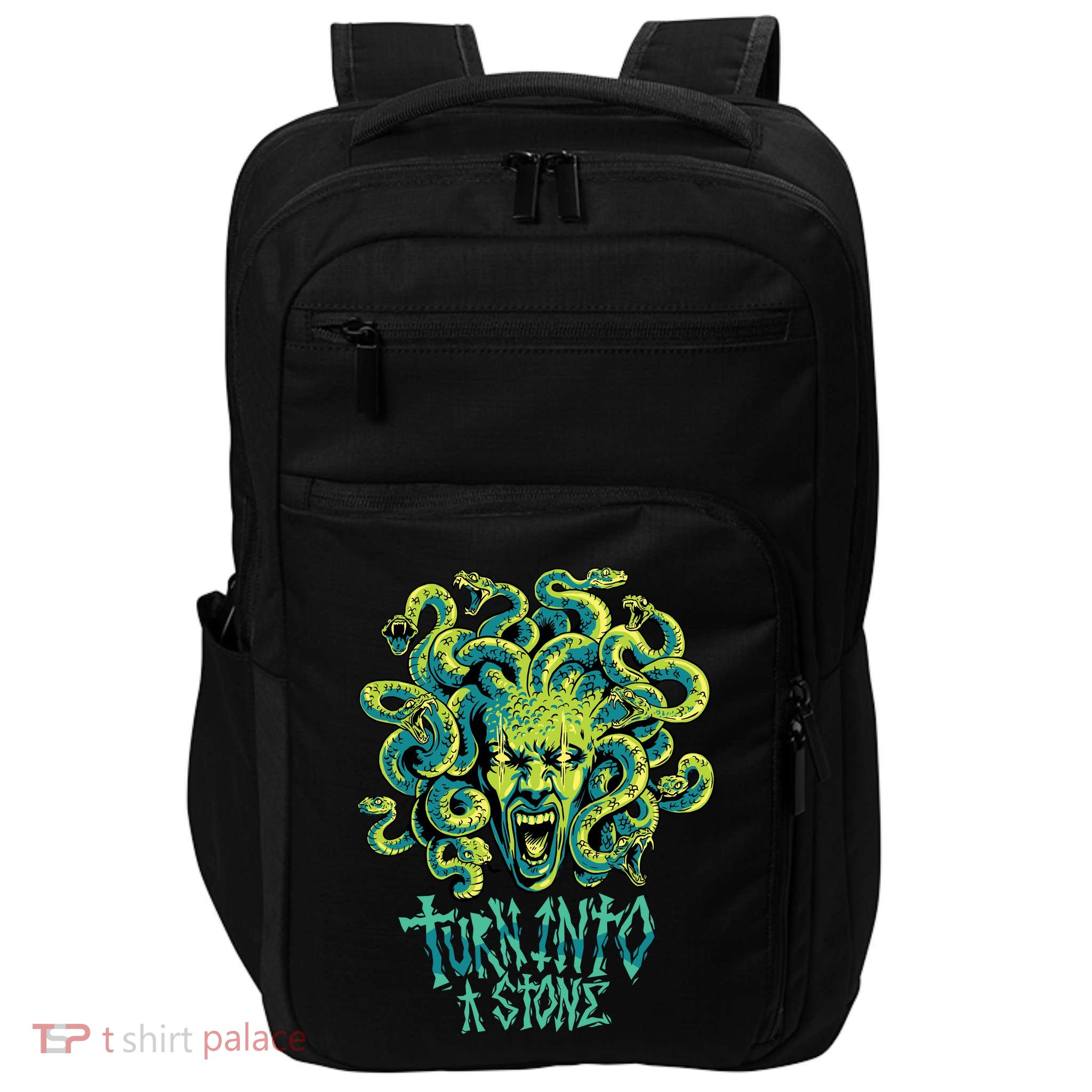 Medusa Monster Turn Into Stone Impact Tech Backpack