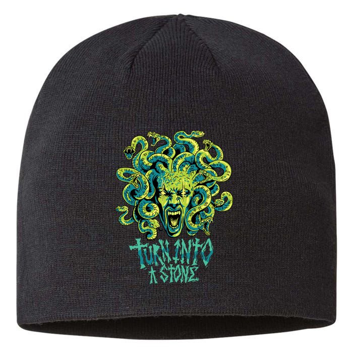Medusa Monster Turn Into Stone Sustainable Beanie