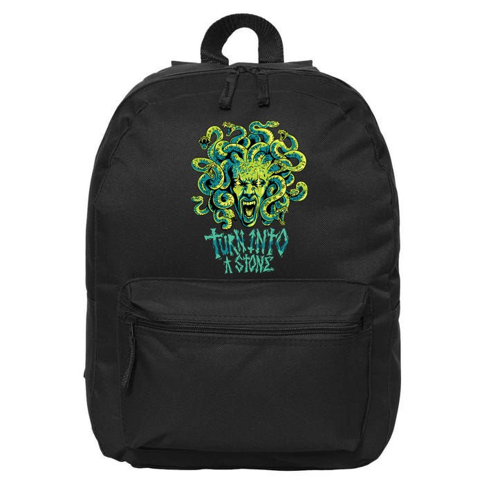 Medusa Monster Turn Into Stone 16 in Basic Backpack