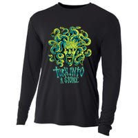 Medusa Monster Turn Into Stone Cooling Performance Long Sleeve Crew