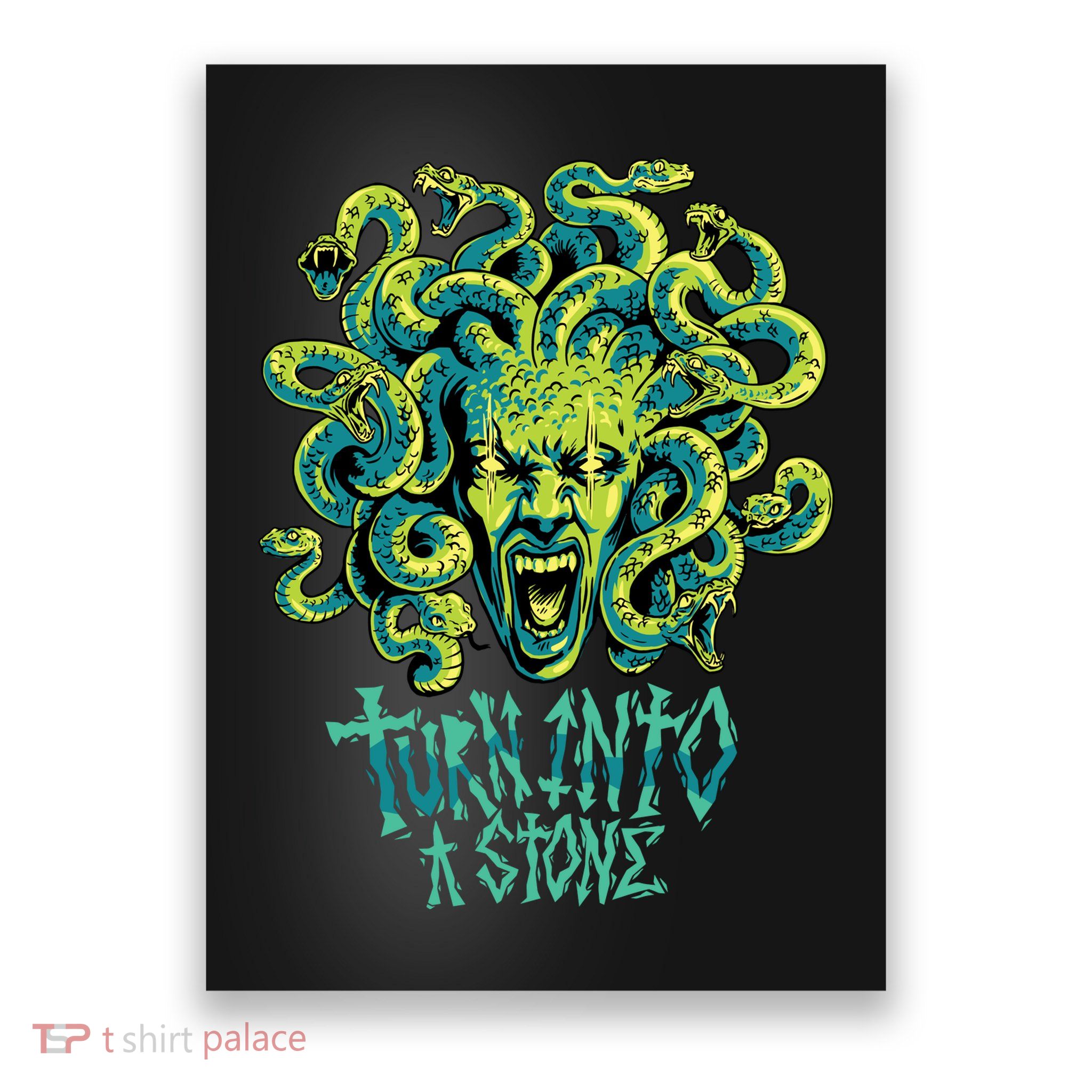 Medusa Monster Turn Into Stone Poster
