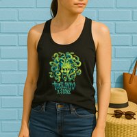 Medusa Monster Turn Into Stone Womens Tank Top