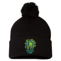 Medusa Monster Turn Into Stone Pom Pom 12in Knit Beanie