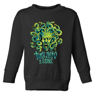 Medusa Monster Turn Into Stone Toddler Sweatshirt
