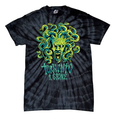 Medusa Monster Turn Into Stone Tie-Dye T-Shirt