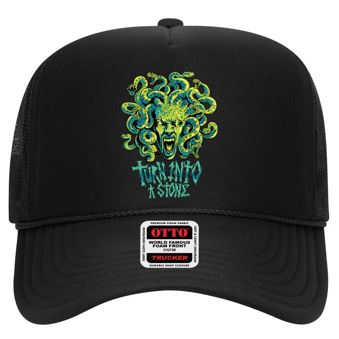 Medusa Monster Turn Into Stone Trucker Hat