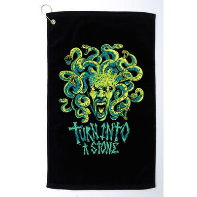 Medusa Monster Turn Into Stone Golf Towel