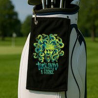 Medusa Monster Turn Into Stone Golf Towel