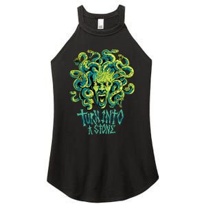 Medusa Monster Turn Into Stone Women's Perfect Tri Rocker Tank