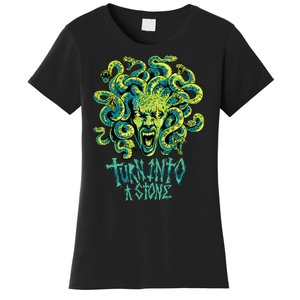 Medusa Monster Turn Into Stone Women's T-Shirt