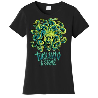 Medusa Monster Turn Into Stone Women's T-Shirt