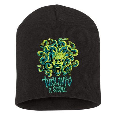 Medusa Monster Turn Into Stone Short Acrylic Beanie