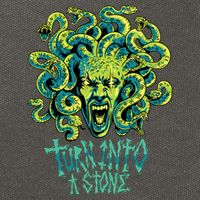 Medusa Monster Turn Into Stone Cotton Canvas Backpack