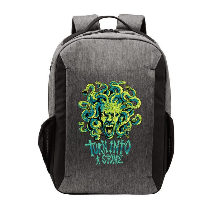 Medusa Monster Turn Into Stone Vector Backpack