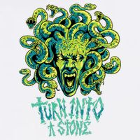 Medusa Monster Turn Into Stone Garment-Dyed Sweatshirt