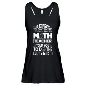 Mathematics Math Teacher Algebra Funny Ladies Essential Flowy Tank