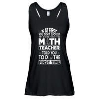 Mathematics Math Teacher Algebra Funny Ladies Essential Flowy Tank