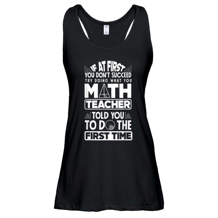 Mathematics Math Teacher Algebra Funny Ladies Essential Flowy Tank