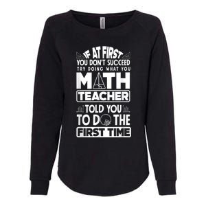 Mathematics Math Teacher Algebra Funny Womens California Wash Sweatshirt