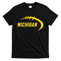 Michigan MI Throwback College Font Classic T-Shirt