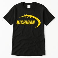 Michigan MI Throwback College Font Classic Tall T-Shirt
