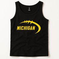 Michigan MI Throwback College Font Classic Tank Top