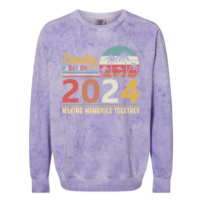 Making Memories Together Funny Gift Colorblast Crewneck Sweatshirt