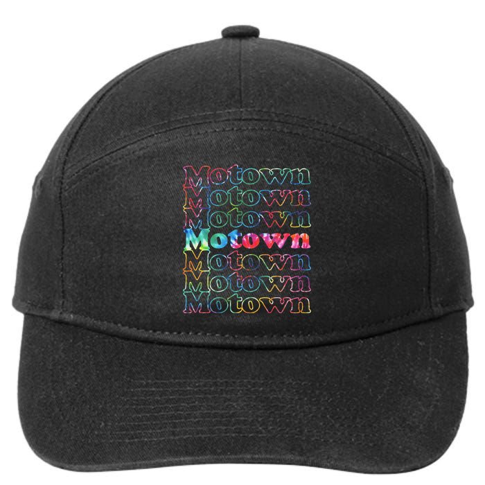 Motown Music Tie Dye 7-Panel Snapback Hat