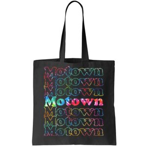 Motown Music Tie Dye Tote Bag