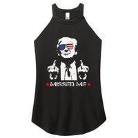 Missed Me Trump 2024 Women's Perfect Tri Rocker Tank