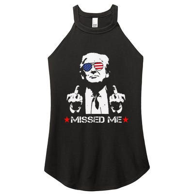 Missed Me Trump 2024 Women's Perfect Tri Rocker Tank