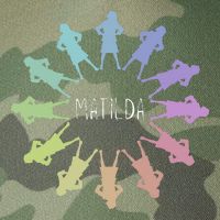 Matilda Musical Theatre Gradient Colour Circle Legacy Tie Dye Trucker Hat