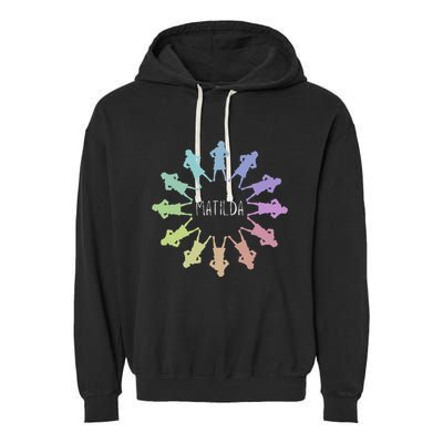 Matilda Musical Theatre Gradient Colour Circle Garment-Dyed Fleece Hoodie