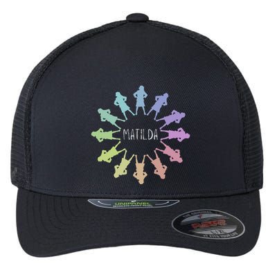 Matilda Musical Theatre Gradient Colour Circle Flexfit Unipanel Trucker Cap