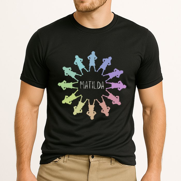 Matilda Musical Theatre Gradient Colour Circle Performance Shirt