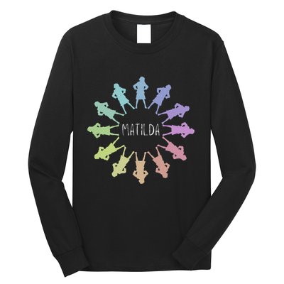 Matilda Musical Theatre Gradient Colour Circle Long Sleeve Shirt