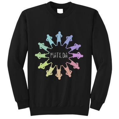 Matilda Musical Theatre Gradient Colour Circle Sweatshirt