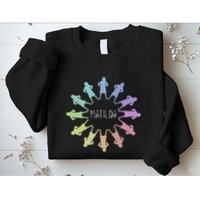 Matilda Musical Theatre Gradient Colour Circle Sweatshirt