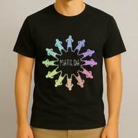 Matilda Musical Theatre Gradient Colour Circle T-Shirt