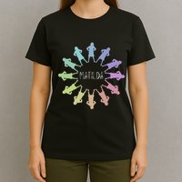Matilda Musical Theatre Gradient Colour Circle T-Shirt