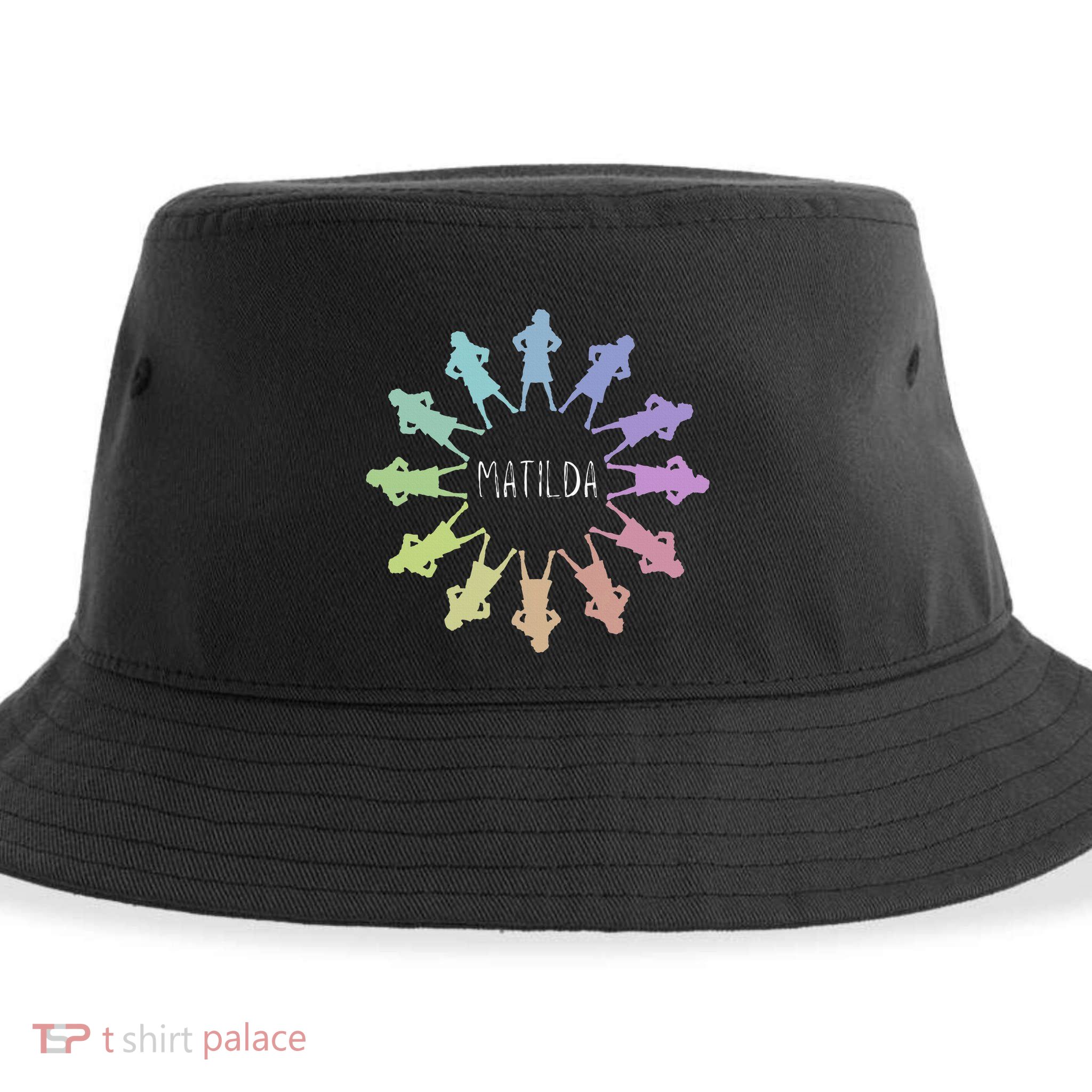Matilda Musical Theatre Gradient Colour Circle Sustainable Bucket Hat