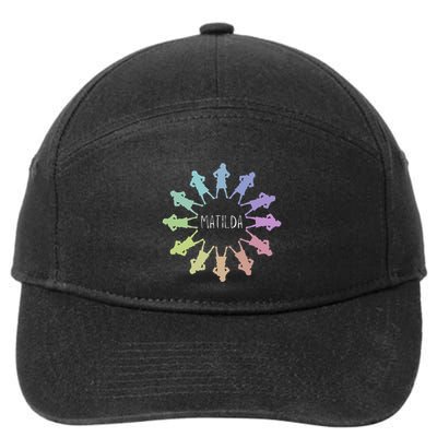 Matilda Musical Theatre Gradient Colour Circle 7-Panel Snapback Hat