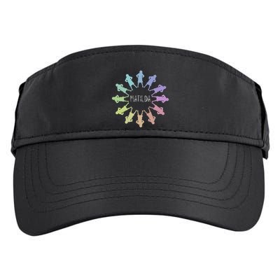 Matilda Musical Theatre Gradient Colour Circle Adult Drive Performance Visor