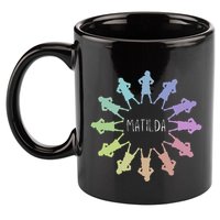 Matilda Musical Theatre Gradient Colour Circle 11oz C Handle Ceramic Mug