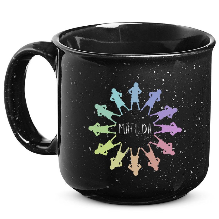Matilda Musical Theatre Gradient Colour Circle 15oz Campfire Ceramic Mug